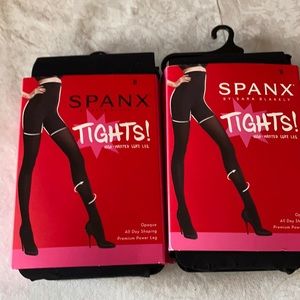 SPANX High Waisted Luxe Leg tights BLACK NWT